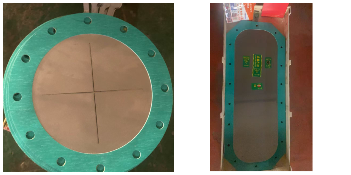 Disque de rupture plate