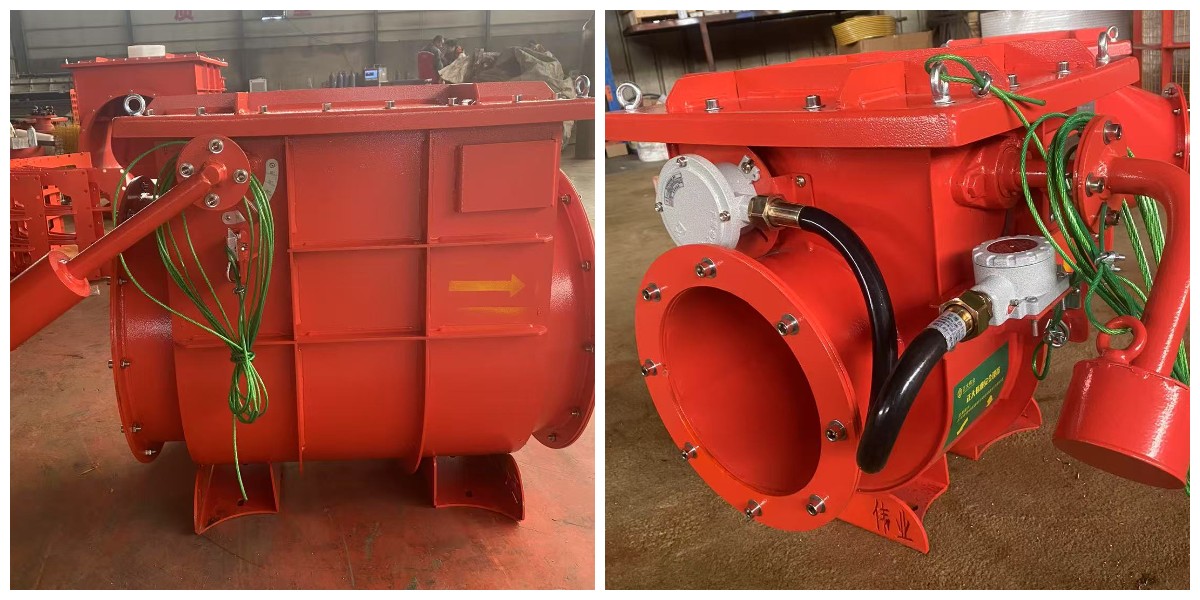 صمام إيقاف انفجار خط الأنابيب سريع المفعول