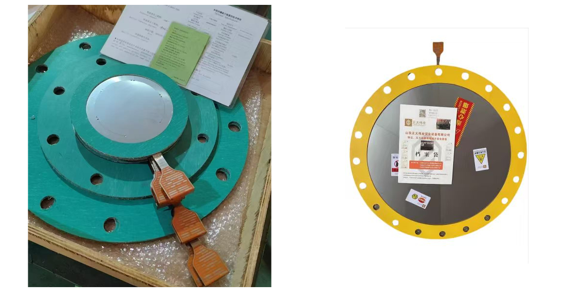 Disque de rupture plat en graphite