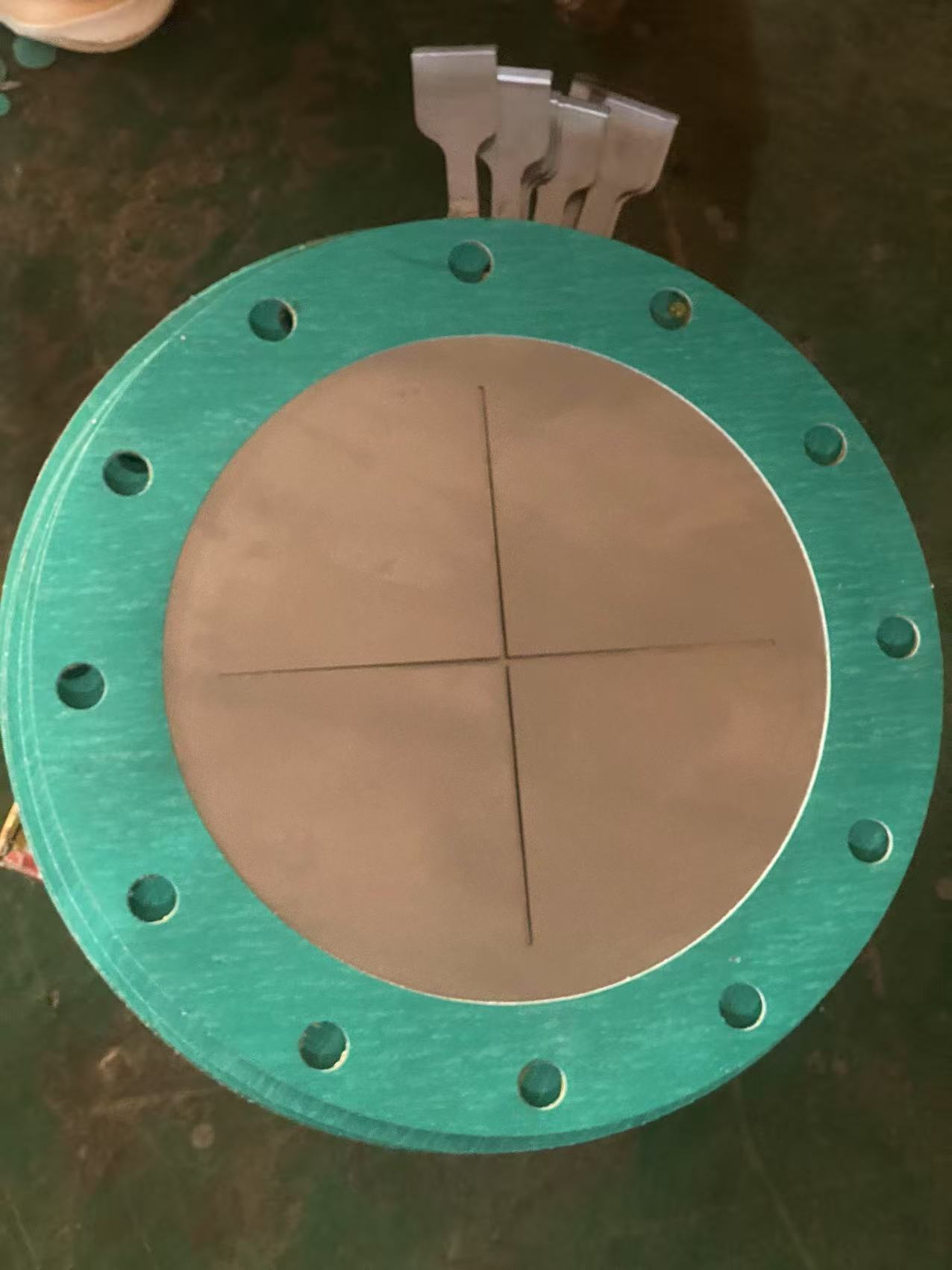 Ensemble de disque de rupture plate