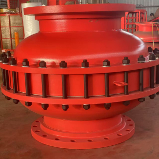 مانع اللهب مع ضغط مدمج