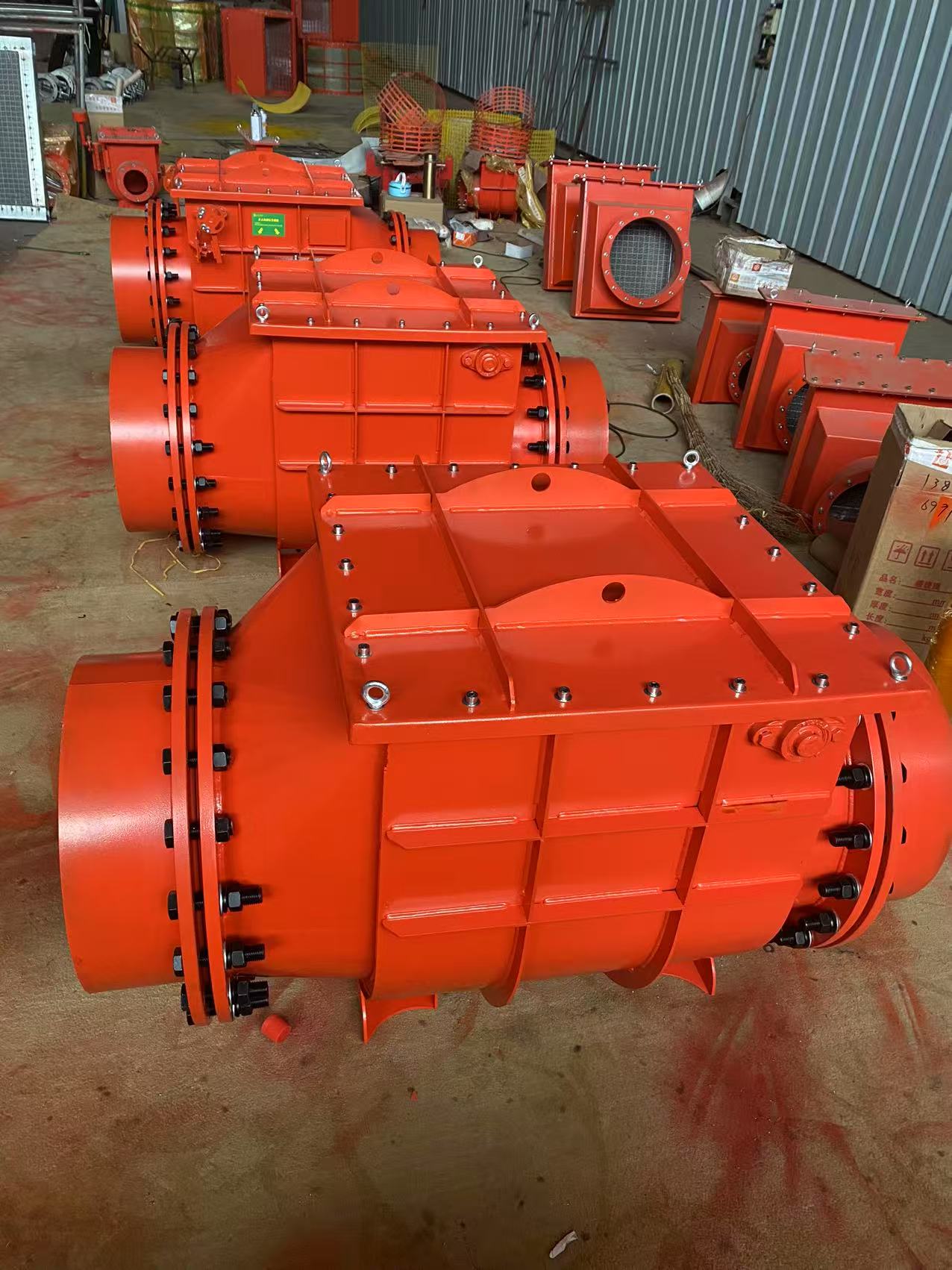 Explosion Decoupling Flap Valve