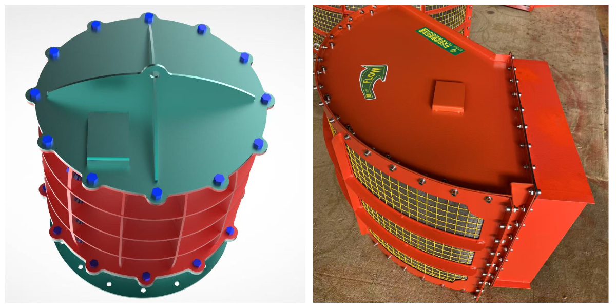 فتحة تهوية انفجار بدون لهب